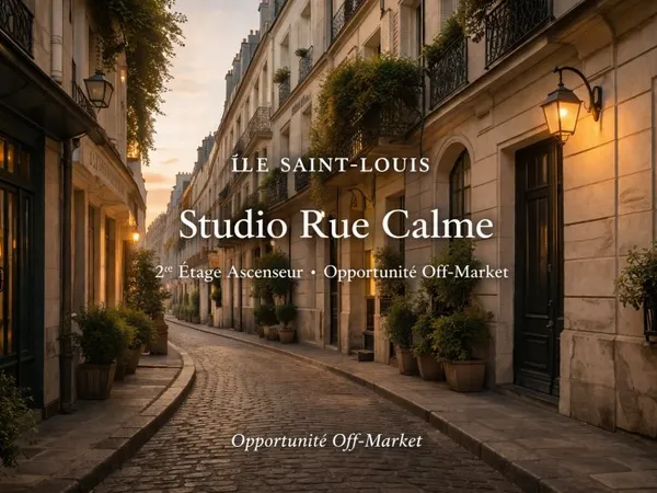 Île Saint-Louis | Studio sur Cour | 2e Étage Ascenseur | Pied-à-Terre / Investissement