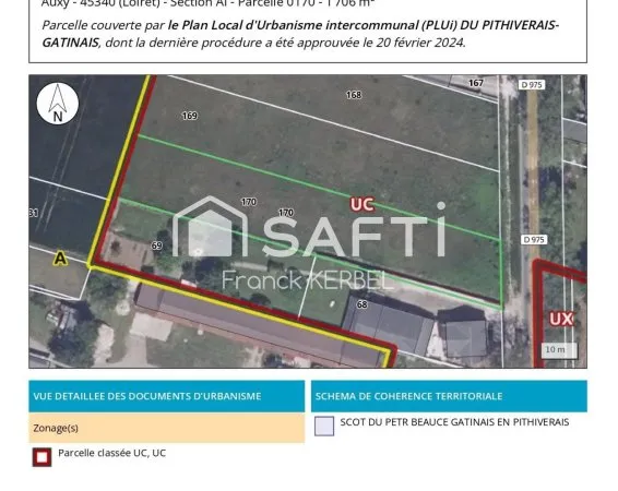 Beau terrain à construire de plus de 1700m².