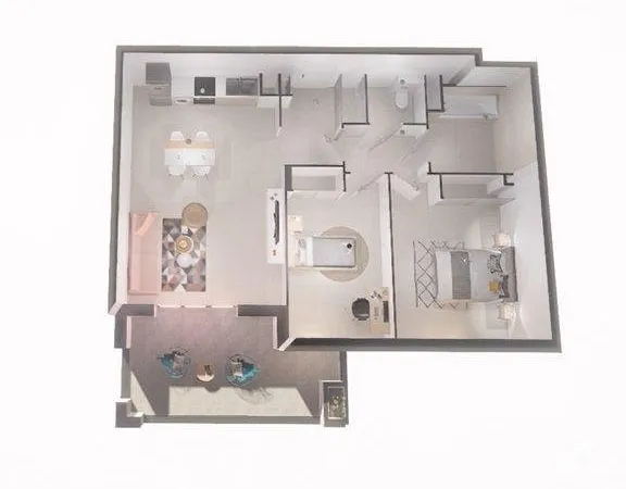 Appartement 3 pièces 64 m²