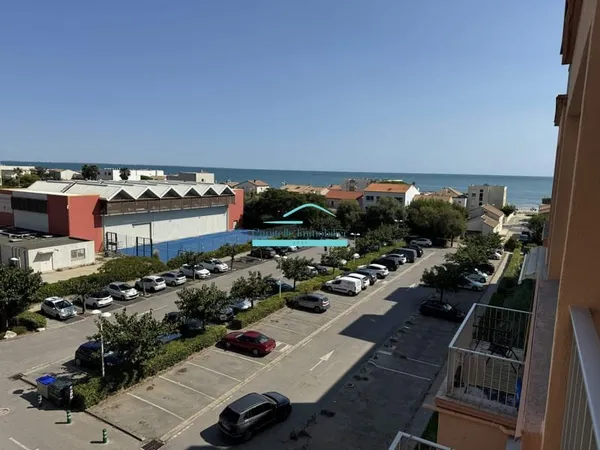 Studio vue mer avec terrasse terrasse Carnon plage