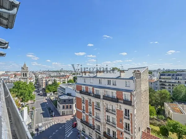 3 pièces en dernier étage avec vues