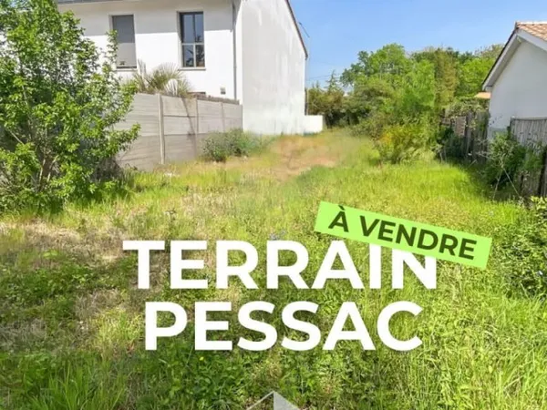Terrain à vendre Pessac 338m²,