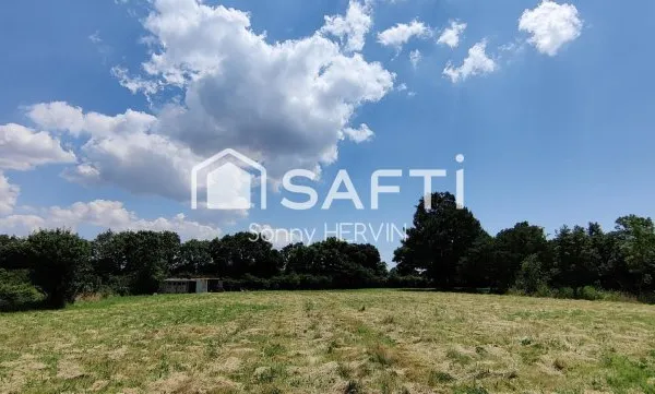 Terrain de 1147m² - vue sur campagne