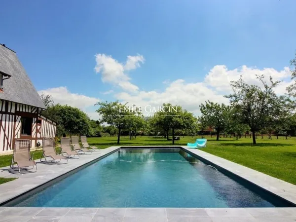 Très belle propriété à louer dans la campagne Deauvillaise - 6 chambres - Piscine