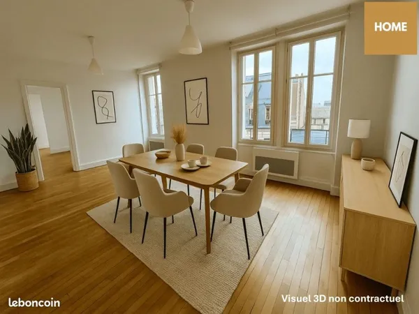 Appartement 3 pièces 69 m²