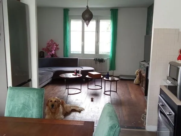 Colocation terrasse et jardin dans maison
