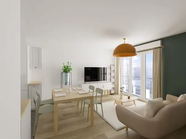 Appartement 2 pièces 47 m²