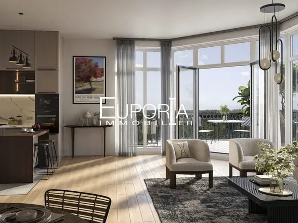 Puteaux - Appartement familial 4 pièces avec terrasse - 92