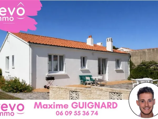 Maison plain-pied 90 m² – 3 chambres – cabanon – dépendance.