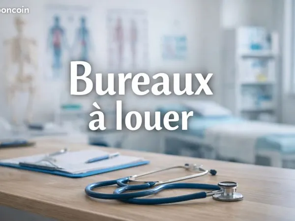 Bureaux à louer dans un pôle de santé pluridisciplinaire