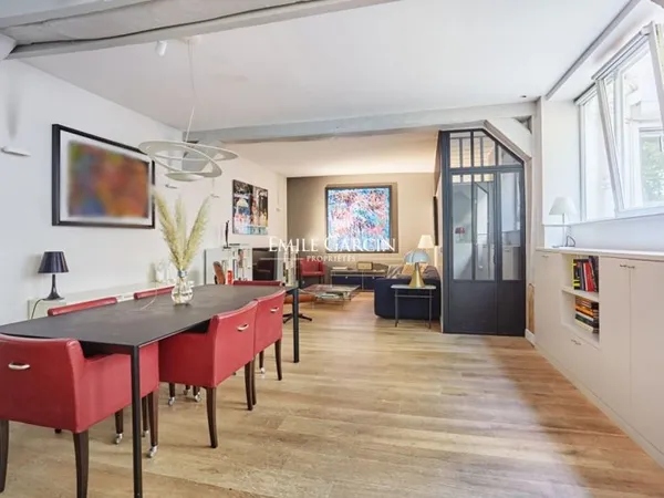 A vendre appartement "Loft" - Paris 75011 - Cour arborée - Charonne