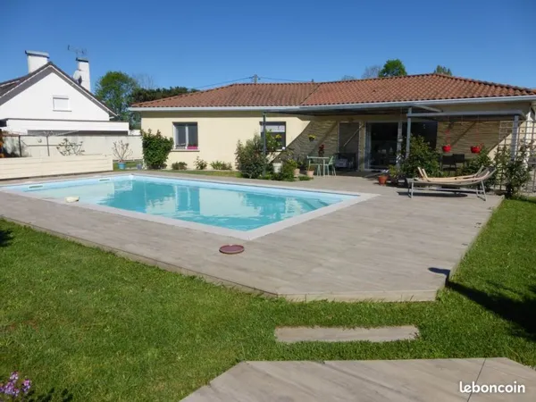 Maison plain-pied 126m² 5 pièces
