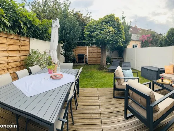🏡 mancelle rénovée - jardin sud / sud ouest au calme - gare a 2mn