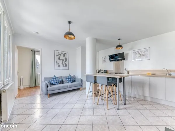 T3 49m² Rénové - Ascenseur - Libre - Grande cave - Croix-Luizet / Doua - Clé en main possible
