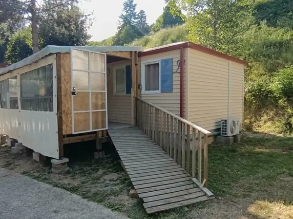 Mobil home dans camping
