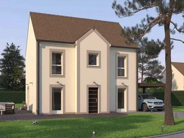 Projet de construction d'une maison 99.55 m² avec terrain à MEZY-SUR-SEINE (78)