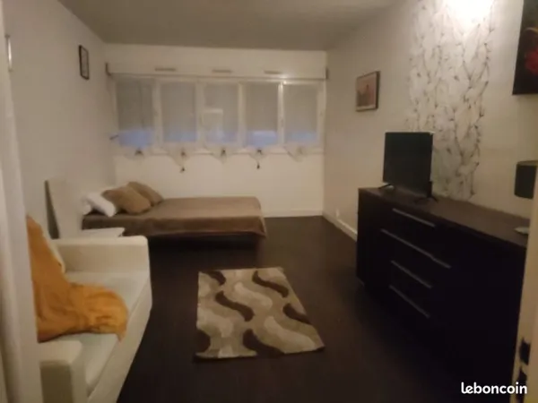 Grande chambre meublée à louer à 450