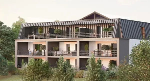Appartement neuf T3 en Vefa avec garage fermé