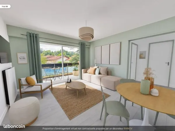 Appartement 2 pièces 42 m²