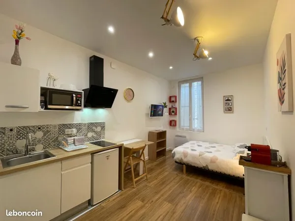 Appartement T1 - Studio RDC │ Centre-ville, au calme, très propre, proche parkings
