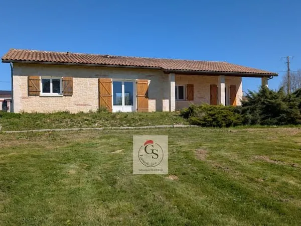 Maison de plain pieds en campagne