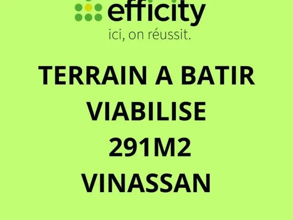 Terrain constructible 291 m²