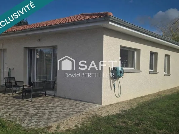 Maison récente 2021 - 90 m² - 3 chambres - Terrain 388 m²