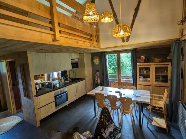 Vends appartement dans chalet