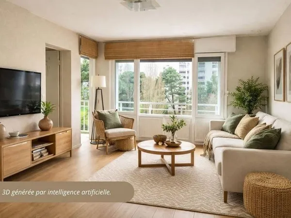 Appartement 3 pièces 59 m²