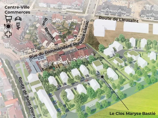 Tigery - Le Clos Maryse Bastié - Lot A1 - Terrain à bâtir viabilisé