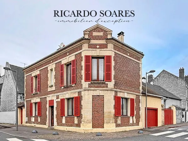 60160 MONTATAIRE - MAISON DE VILLE 160 m2 / GRAND SÉJOUR / 5 CHAMBRES / GARAGE / STUDIO INDEPENDANT
