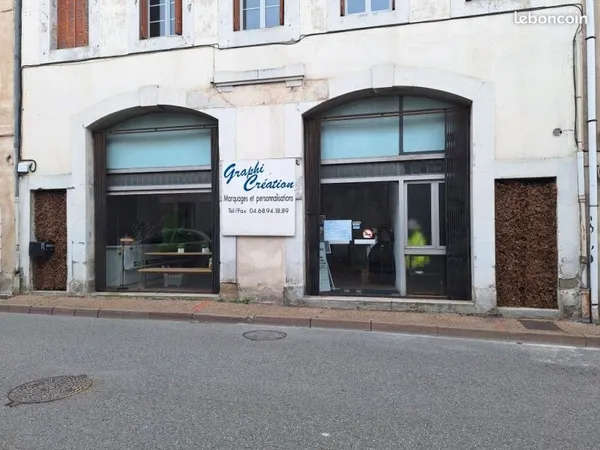 LOCAL COMMERCIAL 150m2 centre ville CASTELNAUDARY