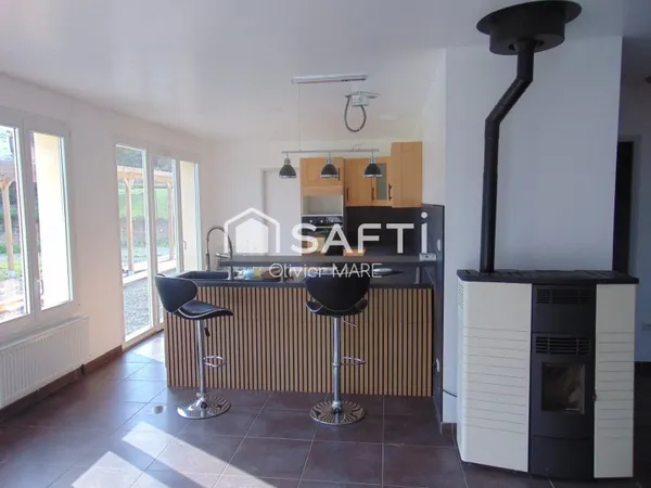 Pavillon 114 m², 5 chambres, terrain 2352 m², Ménil Hubert sur Orne