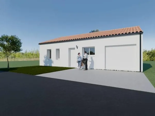 Maison 2 chambres + garage