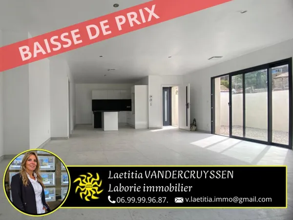A vendre à Tourouzelle villa neuve T4 de plain-pied, 4 faces