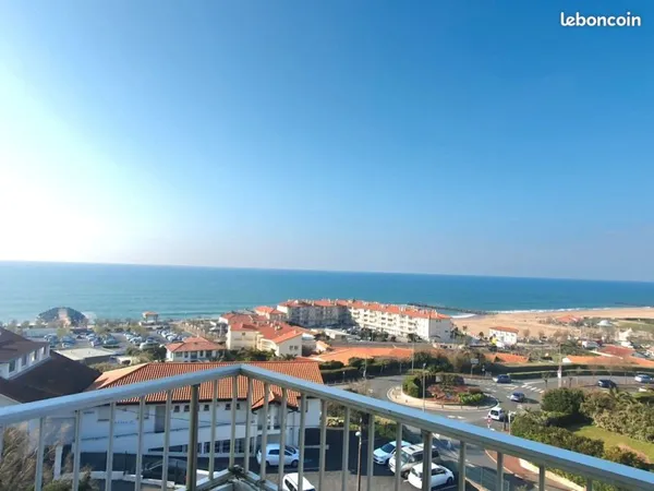 Appt T2 Vue mer CHAMBRE D'AMOUR - dernier étage - Anglet proche Biarritz
