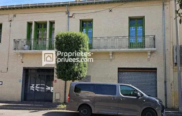 Maison de caractère 6 pièces Perpignan centre avec local / garage de 70 m²