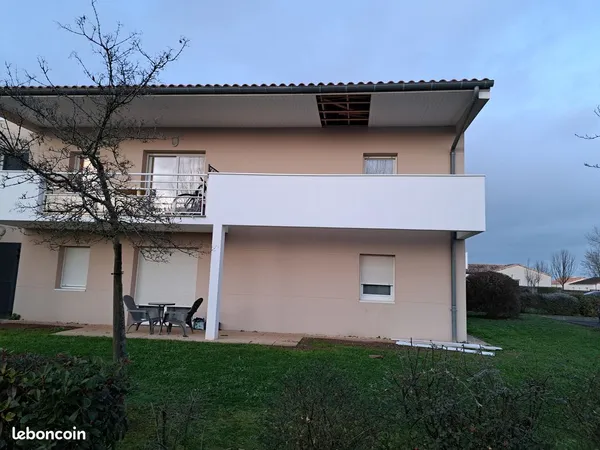 Bel appartement 1er étage situé à Ste Pezenne