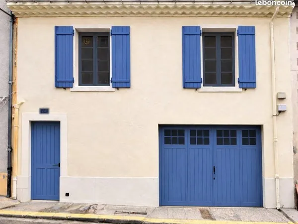 Maison de ville T4 - Quartier des Capucins - Cour avec cuisine d'été - parking [en fin de renovation