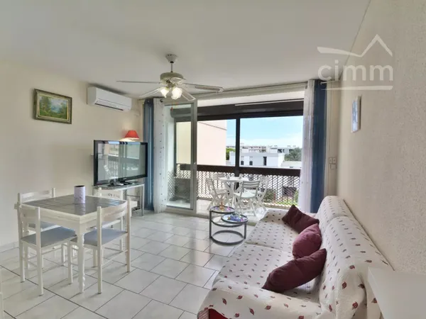 ACHAT - SAINT CYPRIEN PLAGE - APPARTEMENT 3 PIECES TRAVERSANT - PLACE DE PARKING PRIVATIVE - 66750 -