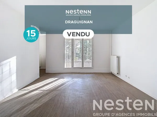 A VENDRE DRAGUIGNAN Appartement T3 de 66 m² avec BALCON et TERRASSE