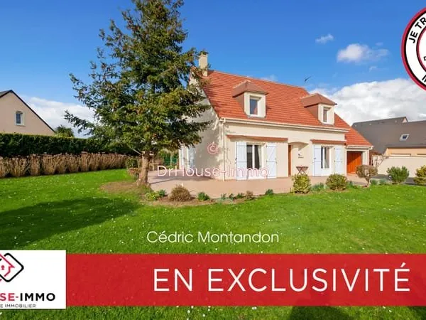 14610 Basly - Maison familiale 123 m² avec garage - 4 chambres - Terrain paysagé de près de 800 m²