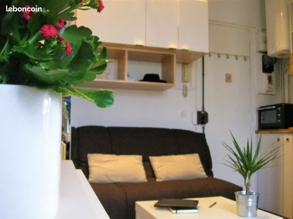 Studio Meublé Paris 17 Métro Wagram Chauffage et Eau compris