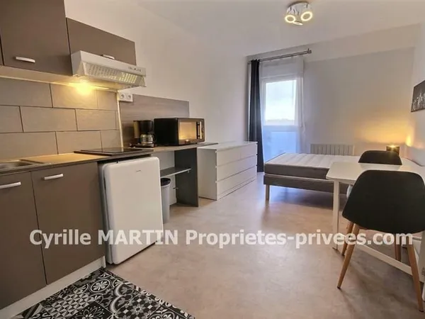 Studio meublé avec parking 21m2 à Orléans