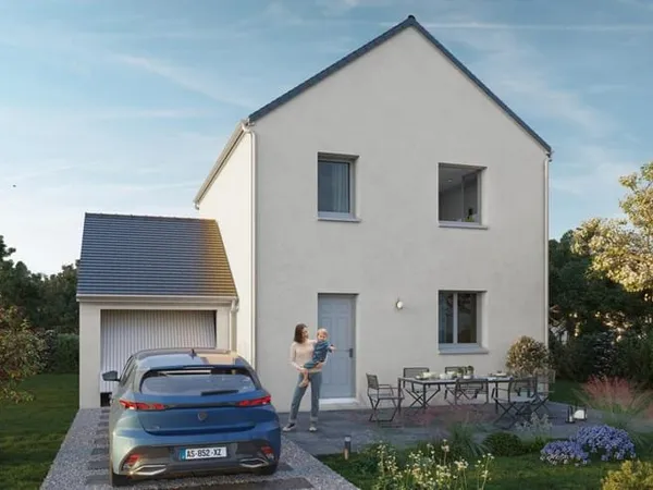 Maison de 80 m² avec 3 chambres aux portes de la région parisienne!