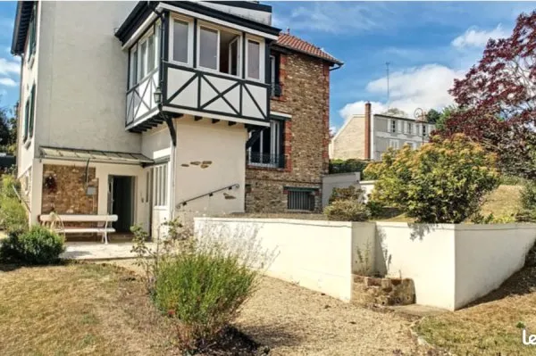 Maison meulière individuelle 184 m² - Terrain 940 m² - Limite Montmorency