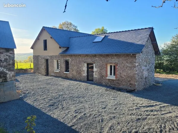 Maison de campagne en cours de rénovation