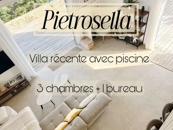 Sublime Villa Récente - piscine - vue panoramique sur la mer - Pietrosella - résidence privée - prox