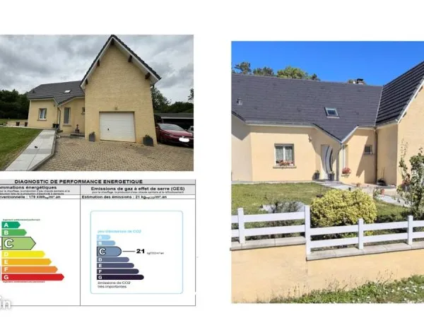 Maison 140 m² - 4 chambres - Terrain 1910 m²