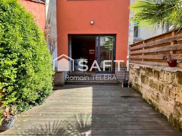 Gare, proche Sacré-Coeur : maison de 160 m² avec 4 chambres, une terrasse de 40 m² et une cave